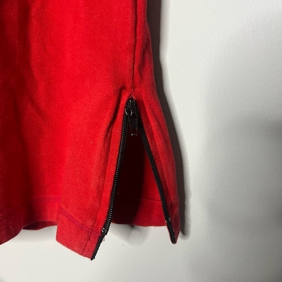 Victoria’s Secret Red High Wiasted Boxer Shorts with Zipper Sides Medium - Picture 3 of 6